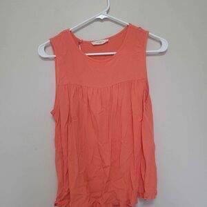 Elodie Coral Pink Tank Top Women's Size Medium